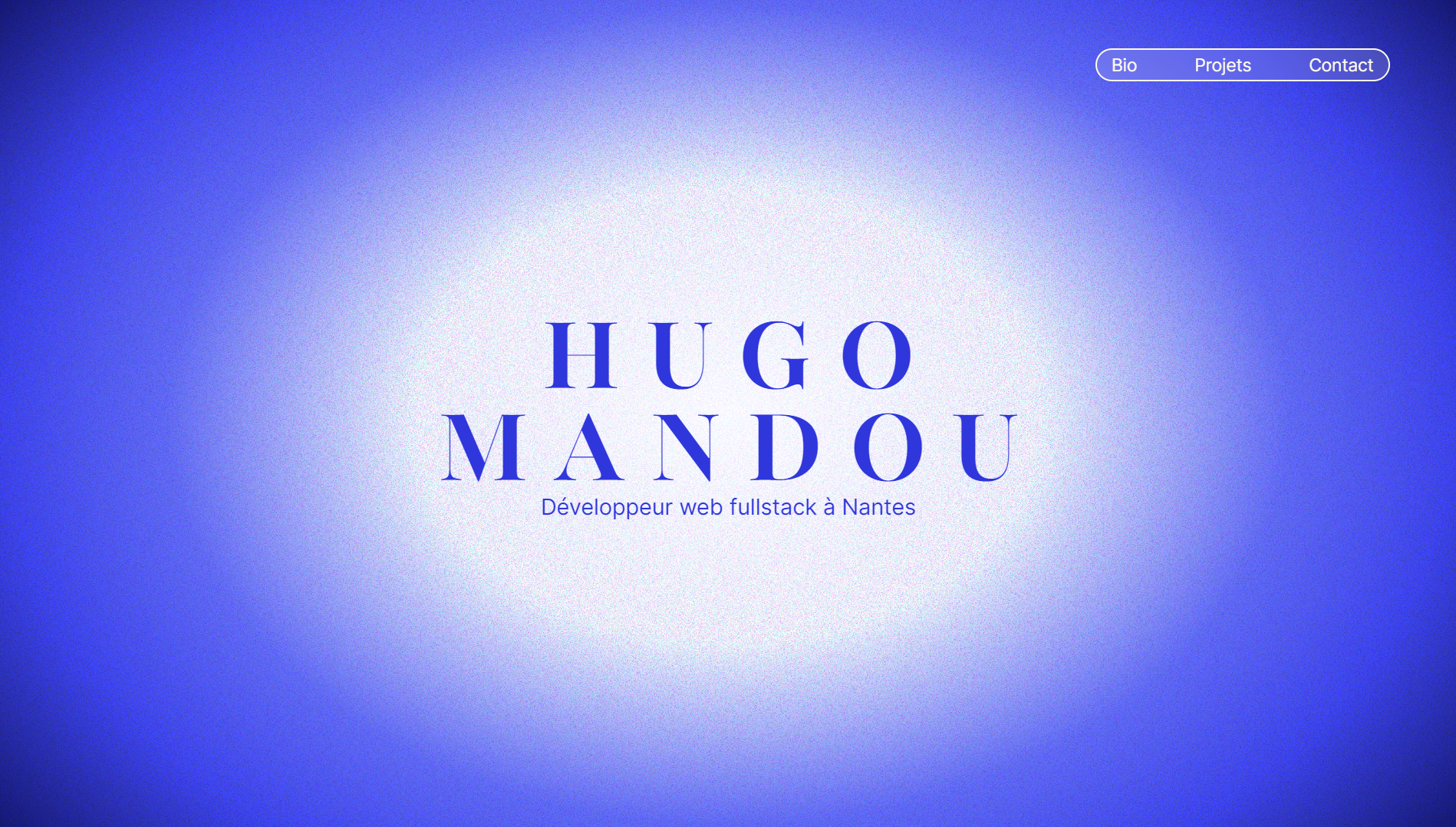 Preview du site Portfolio